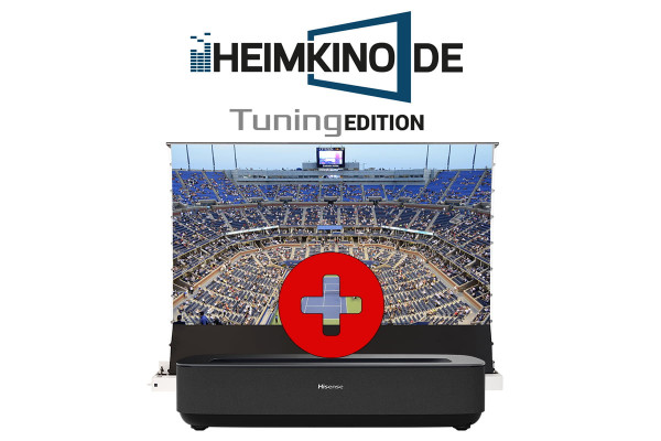 Set: Hisense PL1 + celexon CLR Tension Bodenleinwand II | HEIMKINO.DE Tuning Edition