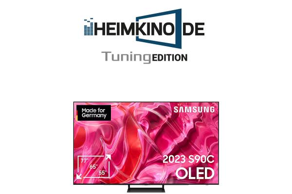 Samsung S90C OLED (2023) 77" - 4K HDR Fernseher | HEIMKINO.DE Tuning Edition