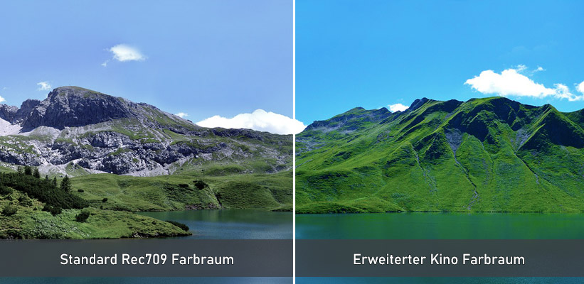 LG Largo2.0 Farbraum Vorteil