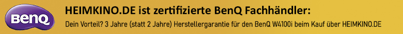 BenQ W4100i erweiterte Herstellergarantie HEIMKINO.DE Vorteil