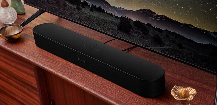 Sonos Beam Smarte Soundbar Schwarz Streaming Bedienung
