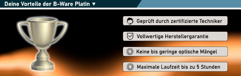 Infos und Vorteile zur B-Ware Platin
