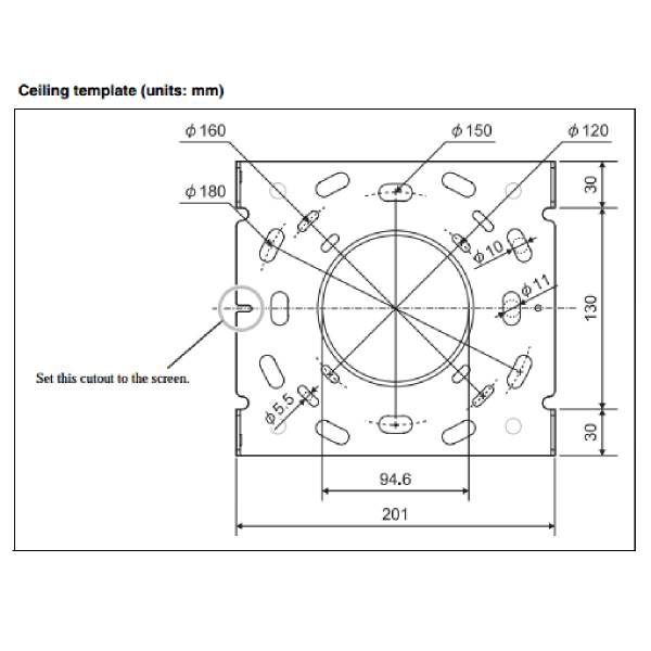 Epson Deckenhalterung ELPMB30