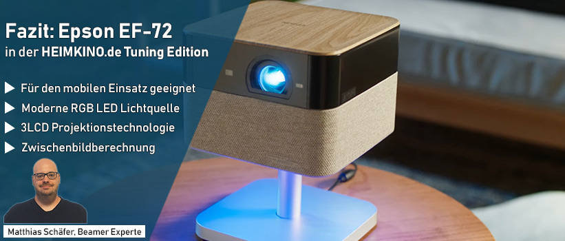 Epson EF-72 Beamer Installation