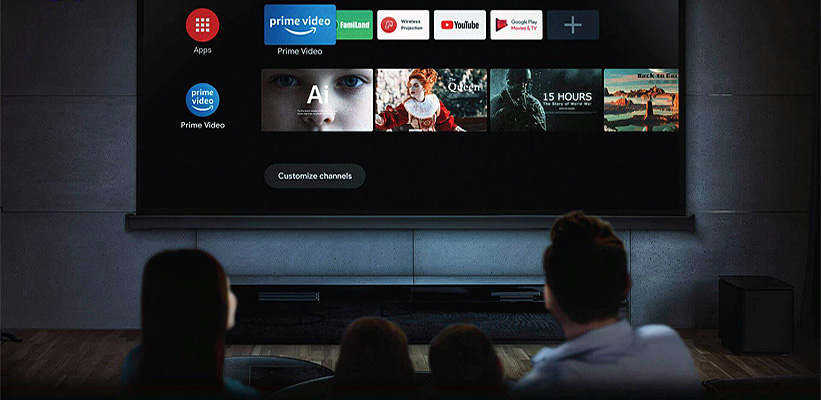 BenQ X3000i Streaming App Auswahl