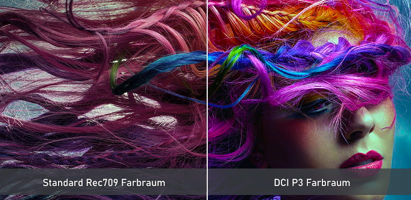 Sony XW7000ES Weiss Farbraum Bildvergleich