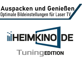 Laser TV Bildeinstellungen HEIMKINO.DE Tuning Edition