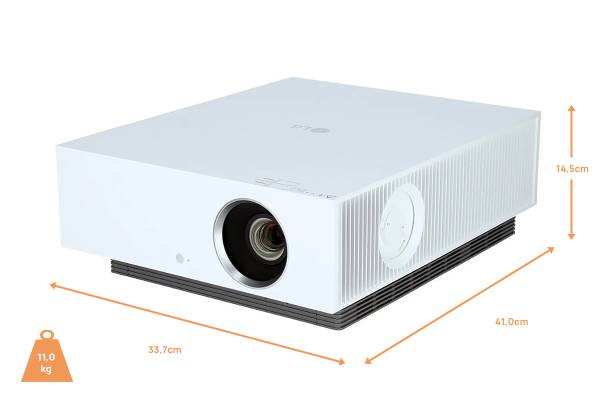 LG CineBeam Forte HU810PW - 4K HDR Laser Beamer | HEIMKINO.DE Tuning Edition