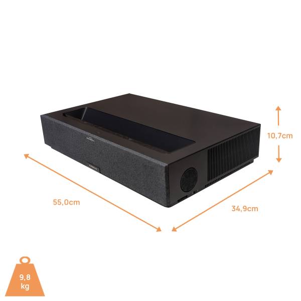 Formovie Theater Premium Ultra Short Throw 4K Triple Color Laser TV Projektor mit zertifiziertem Goo