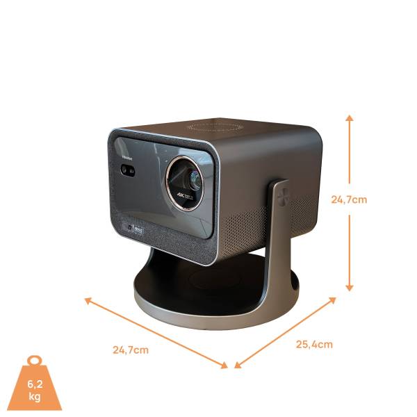 Hisense C3 4K Beamer mit Trichroma Laser und automatischer Bildanpassung für das moderne Heimkino -