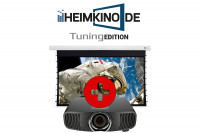 Set: Epson EH-LS12000B + DELUXX Darkvision Tension Motorleinwand | HEIMKINO.DE Tuning Edition