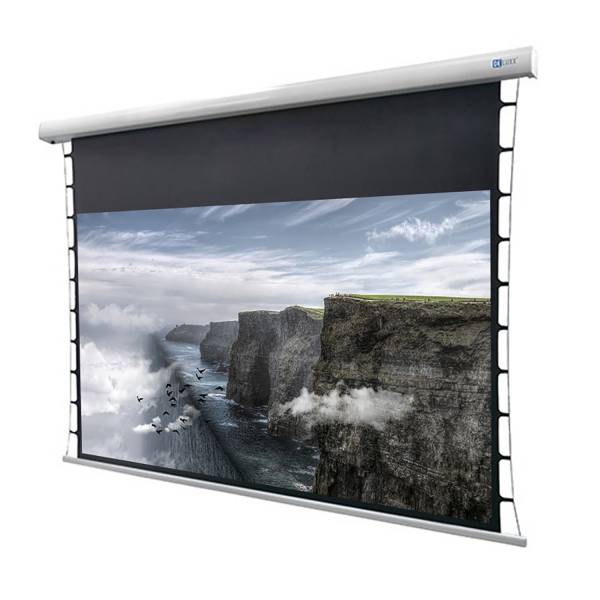 DELUXX Cinema Motorleinwand Tension 203 x 114cm, 92 - 4k Pro Fibre MWHT