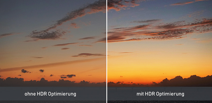 Optoma UHZ78LV Kontrast Schwarzwert HDR Vergleich