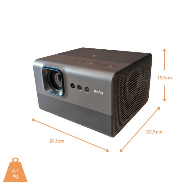 BenQ GP520 Beamer, 3840 x 2160 4K UHD, 2.600 ANSI Lumen - Demoware Platin