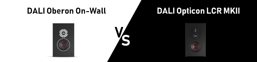 DALI Oberon On-Wall vs DALI Opticon LCR MKII