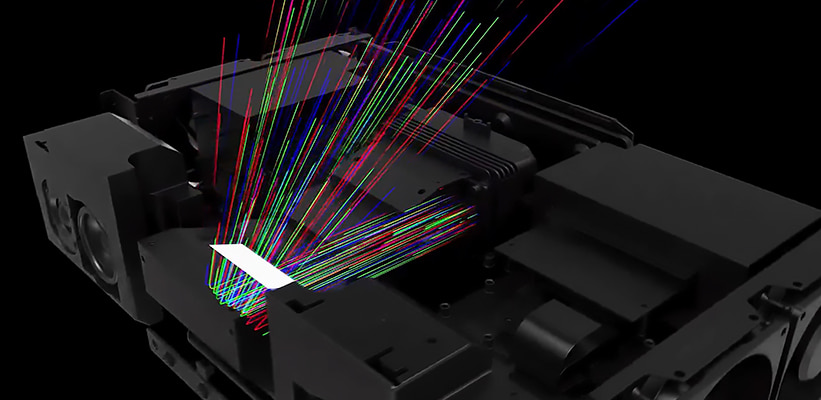 Philips Screeneo U5 Laser Aufbau