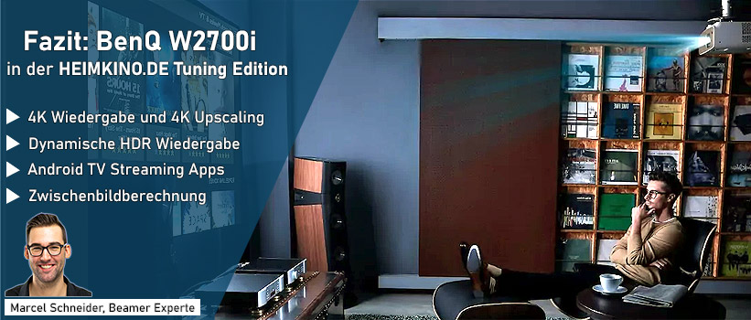 BenQ W2700i Beamer Fazit