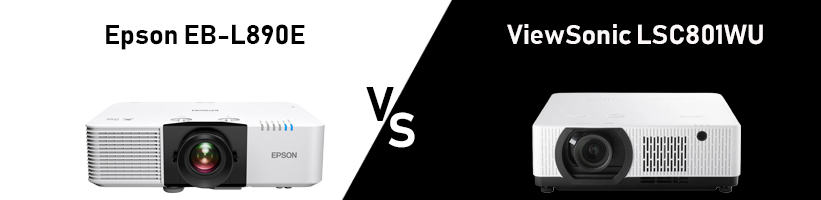 Epson EB-L890E oder ViewSonic LSC801WU Beamervergleich Test