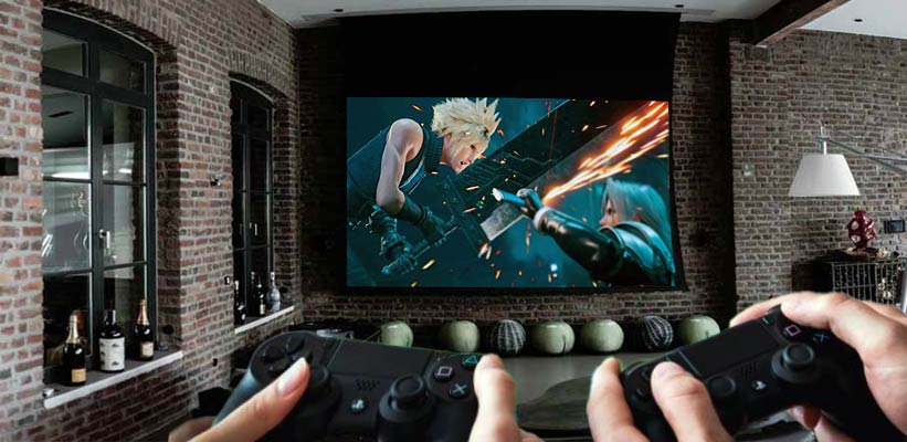 Epson EF-73 Gaming Beamer Test