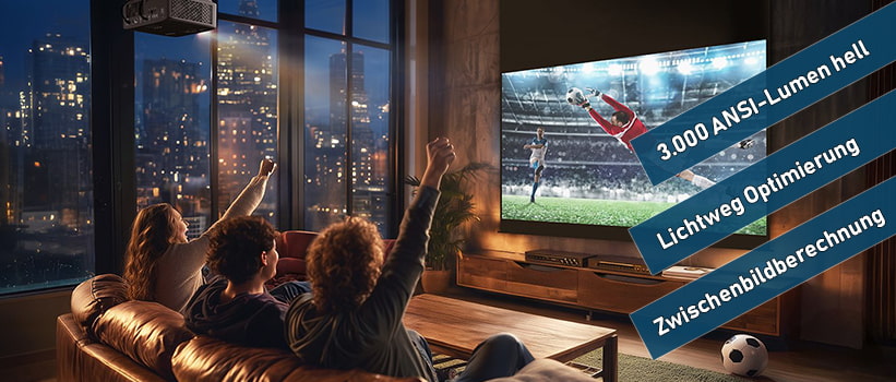 Optoma UHZ88LV Wohnraum Installation