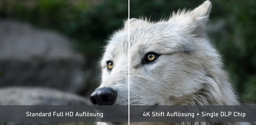ViewSonic X10-4K Vorteil der 4K Auflösung