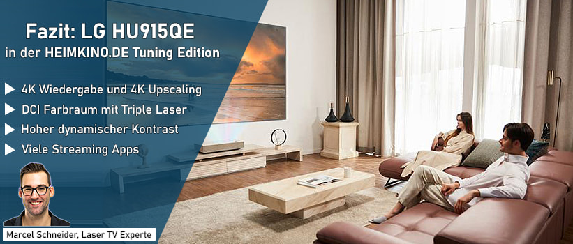 LG HU915QE Laser TV Heimkino Installation