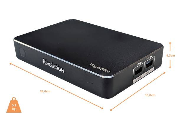 R_volution PlayerMini - 4K UltraHD HDR Mediaplayer