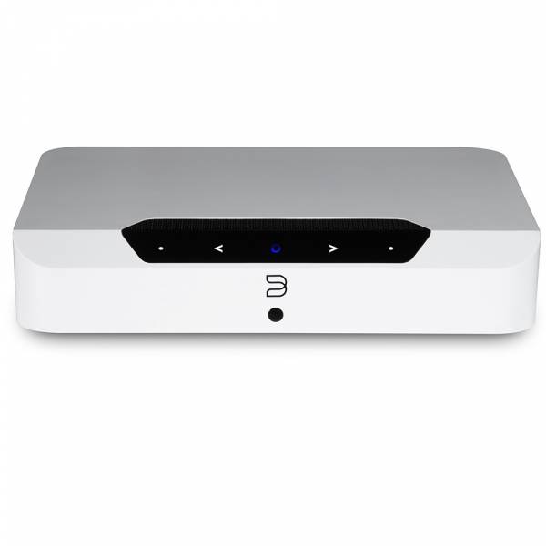 Bluesound POWERNODE EDGE HD kompakter kabelloser Streaming Stereoverstärker für Multiroom, Weiss