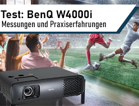 BenQ W4000i 4K HDR Beamer Test