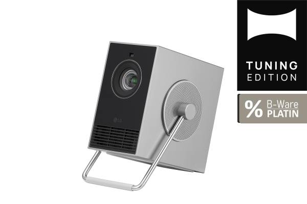 LG CineBeam Qube HU710PB - B-Ware Platin | HEIMKINO.de Tuning Edition