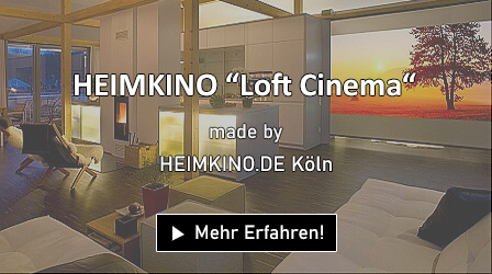 Heimkino Loft Cinema Referenz Installation