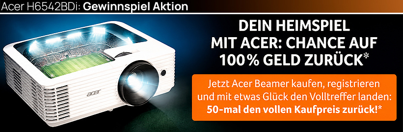 Acer H6542BDi Fussball Gewinnspiel Aktion 2026