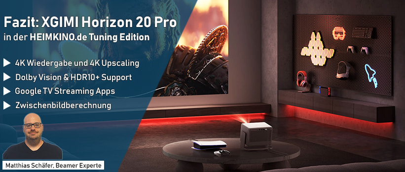 XGIMi Horizon 20 Pro Beamer Fazit