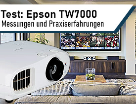 Epson EH-TW7000 Beamer Test