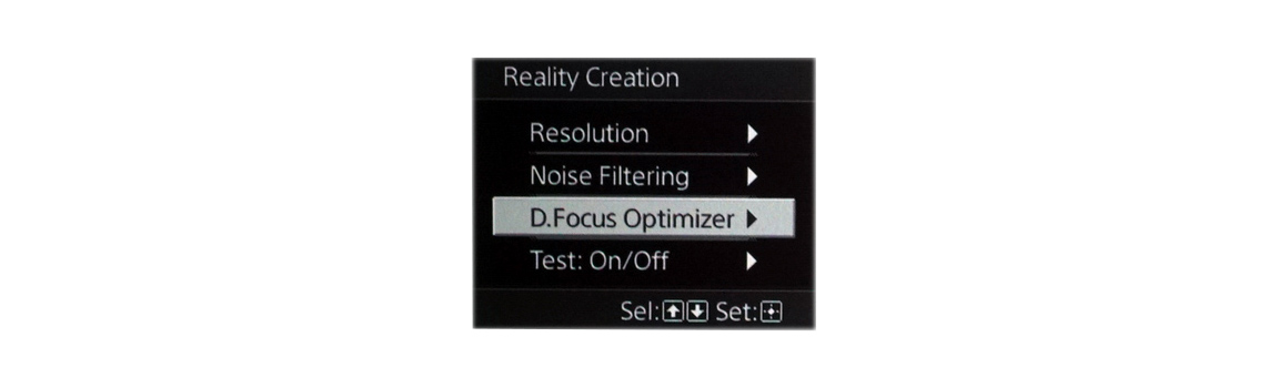 Sony VW760 Focus Optimizer