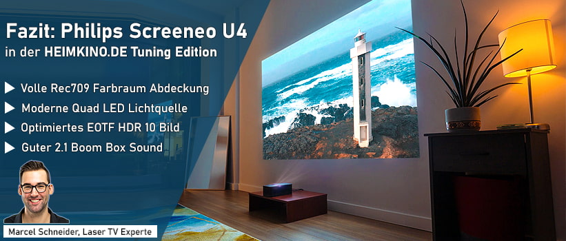 Philips Screeneo U4 Laser TV Fazit Beratung