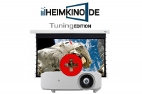 Set: JVC LX-NZ30 Weiss + DELUXX Darkvision Tension Motorleinwand | HEIMKINO.DE Tuning Edition
