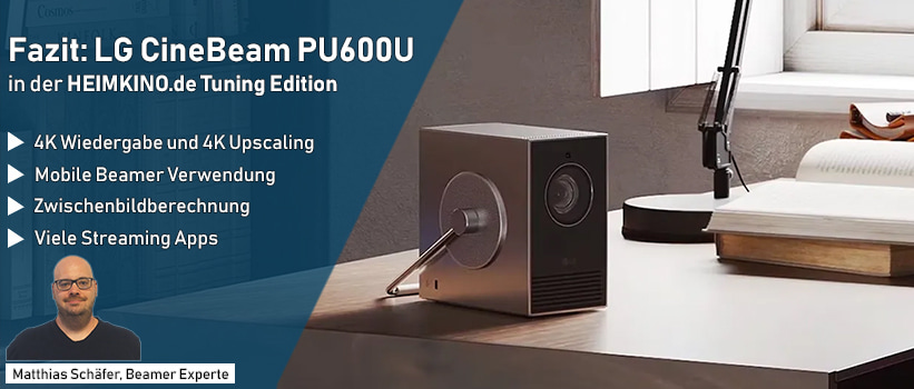 LG ProBeam BU70QGT Beamer Test Fazit