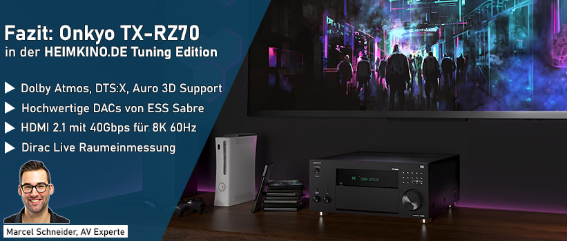 Onkyo TX-RZ70 AV Receiver Kaufberater Fazit