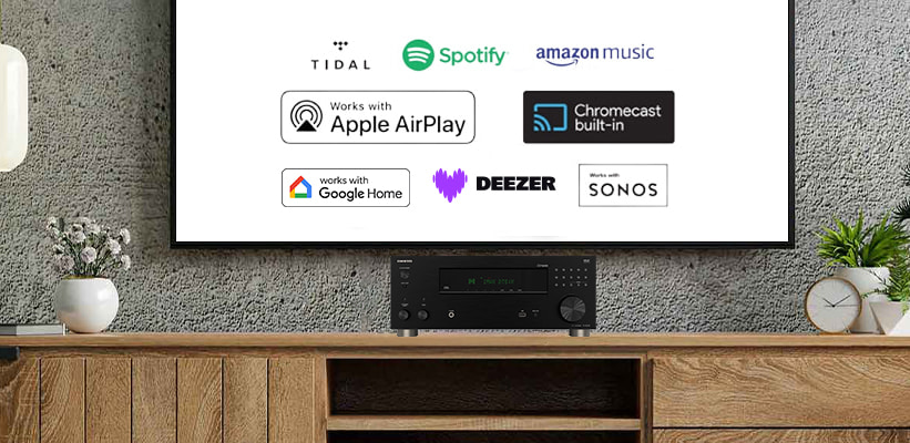 Onkyo TX-RZ30 Streaming Apps