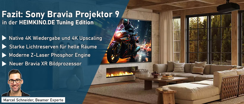 Sony Bravia Projektor 9 VPL-XW8100ES Schwarz Beamer Heimkino