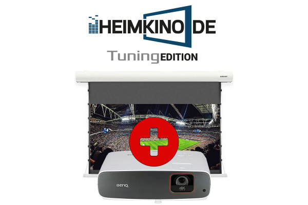Set: BenQ TK860i + celexon Slate Tension Motorleinwand | HEIMKINO.DE Tuning Edition