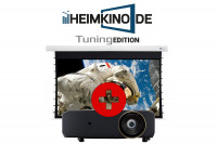 Set: JVC LX-NZ30 Schwarz + DELUXX Darkvision Tension Motorleinwand | HEIMKINO.DE Tuning Edition