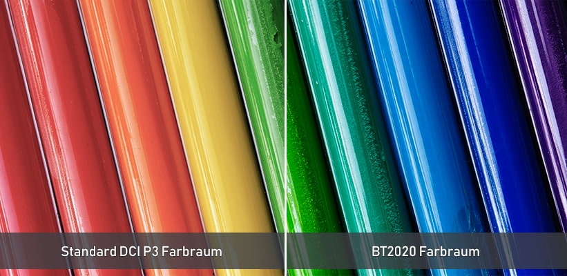 Hisense L9Q TriChroma BT2020 Farbraum Praxisvergleich