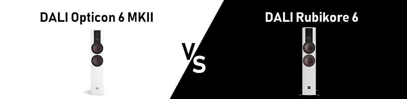DALI Opticon 6 MKII vs DALI Rubikore 6
