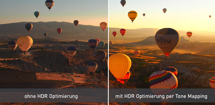 LG BU70QGA Kontrast Schwarzwert HDR Tone Mapping