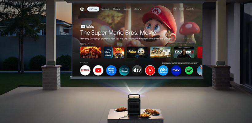 NEBULA X1 Google TV Streaming Apps