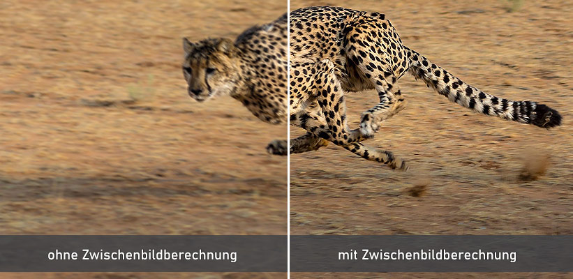 BenQ W2700i Motion Enhancer 4K Zwischenbildberechnung Beispiel