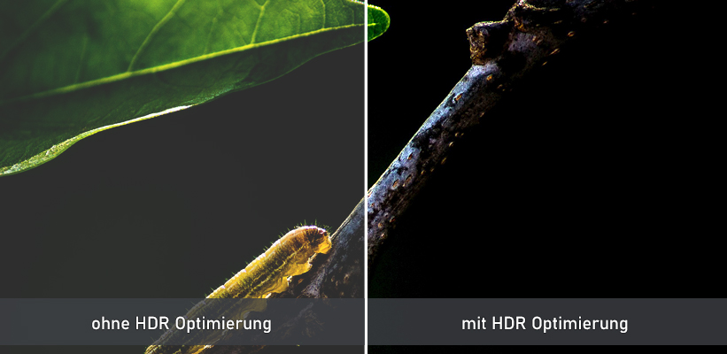 Hisense PX1-Pro Schwarzwert HDR Vergleich