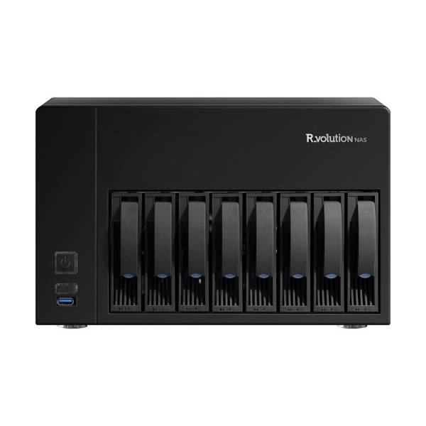 R_volution NAS Storage Ultra - 8-Bay NAS Speicher für Mediaplayer